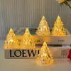 Procesamiento y Personalización de Luz Nocturna Iceberg Luz de Vela Electrónica Forma de Árbol de Navidad Luminoso Arreglo de Cumpleaños Luz Decorativa de Atmósfera
