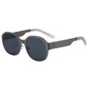 Gafas de Sol Metálicas Ovaladas Distintivas de Nuevo Estilo 2024 para Hombre, Estilo Urbano Europeo y Americano, Gafas de Sol Retro UV, Sentido Avanzado