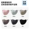 Mascarilla de Protección Solar de Verano, de Aspecto Elegante, Estilosa Mascarilla para Ciclismo al Aire Libre con Diseño de Espina de Pescado 3D Transpirable Integrado, Mascarilla de Seda de Hielo para Hombres y Mujeres