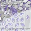 6*10mm Rombos Fondo Plano Super Brillantes Joyería para Uñas Accesorios de Joyería de Pedrería de Vidrio Arte de Uñas Portátil Diamante Al Por Mayor