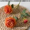 Venta al por mayor de 3 flores de peonía extranjeras de simulación, flores para el hogar, accesorios de boda, decoración, flores de seda, peonía occidental, flor falsa