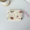 Bolsa para Monedas con Estampado de Dibujos Animados Coreanos, Bolso de Mano para Salir, Bolsa de Almacenamiento Portátil de Aspecto Elegante, Bolsa de Almacenamiento para Cosméticos de Viaje