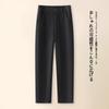 Calças de Lã Femininas 2026 Inverno Novo Aconchegantes e Quentes Calças Cigarette de Lã Cintura Alta Slim-Fit Casuais Calças de Perna Reta