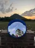 Espejo Fotográfico de Celebridad de Internet, Espejo Reflectante Cóncavo-Convexo, Decoración para Actividades al Aire Libre, Espejo de Gran Ángulo, Toma de Fotos en Atracciones Turísticas, Espejo Rosa Divertido