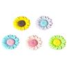 Margarida Flor grande resina acessórios diy hairpin cabeça corda acessórios copo de água adesivos furo sapatos sapatos sapatos acessórios fivela de sapato