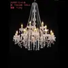 Decoração de casamento moderna estilo europeu lustre de cristal hall de hotel adereços de decoração de salão de casamento lustre de salão de banquetes de hotel