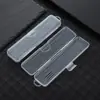 Venda Direta de Fábrica Palitos Transparentes, Colheres, Pasta de Dente, Escova de Dente, Caixa de Armazenamento de Talheres de Viagem Espessa Conveniente com Tampa