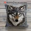 Funda de Alpaca Linda de Amazon Transfronteriza Funda Suave de Felpa Corta para Cojín de Sofá Decoración para Mesita de Noche de Coche