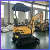 Excavadora pequeña, de orugas, para uso doméstico, aplicaciones agrícolas y de ingeniería, multifuncional, fabricante transfronterizo, máquina de gancho en miniatura