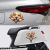Pegatinas creativas 3D de dibujos animados tridimensionales transfronterizos para coche, decoración de coche eléctrico, pegatinas impermeables para parachoques de coche