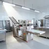 Máquina Comercial Totalmente Automática de Corte de Pão no Vapor por Faca, Máquina de Rolo Florido CNC que Simula Trabalho Manual, Fabricante de Máquina Multifuncional de Pão no Vapor Quadrado