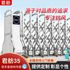 Puerta corrediza de acero inoxidable para el hogar, de aleación de aluminio, para escuelas, fábricas, obras de construcción, puertas retráctiles automáticas, puertas retráctiles eléctricas