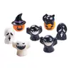 2026 Novas Decorações de Pequenos Enfeites de Fantasma e Abóbora de Halloween Tridimensionais Mini Artesanato Exclusivamente para Vendas Transfronteiriças