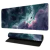 Tapete de Mouse Estrelado Intergaláctico Atacado Tapete Longo para Mesa Suave Grande para Mesa de Computador Antiderrapante Espessado Teclado