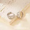 Pendientes Moxi Estilo Ins Transfronterizos Geométricos Microincrustados de Circonita, Diseño de Moda, Pendientes Simples y Únicos