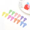 Pinzas para el cabello para niños, venta al por mayor, lindas pinzas para el cabello con flequillo para niña pequeña, tocado de metal con pintura para la parte posterior del cabello, pinzas BB