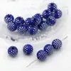 Accesorios de Abalorios DIY Joyería Plástico Cuentas Rayadas Giratorias con Pedrería Materiales para Cadena de Teléfono Acrílico Colorido