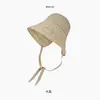 Sombrero de Sol de Color Bloqueado Rayado Estilo Coreano para Mujer, Sombrero de Pescador con Protección UV para Primavera y Verano, Sombrero de Protección Solar UPF50+