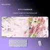 Mouse Pad Anime Demon Slayer Tamanho Grande Kanroji Mitsuri Borda Espessada Antiderrapante Office Gaming Mouse Pad