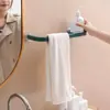 Estante Creativo Minimalista Nórdico Sin Taladro para Paños de Cocina Toallero Estante Colgante de Almacenamiento para Baño Cocina