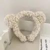 Faixa de Cabelo Fofa para Lavar o Rosto para Mulheres, Novo Acessório de Cabelo de Desenho Animado Outono e Inverno, Faixa de Cabelo de Pelúcia, Elástico de Cabelo, Presilha de Cabelo