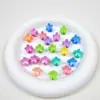 Mini grampo de cabelo pequeno infantil acessórios de cabelo de plástico com glitter presilha de cabelo fofa de gelatina para cabelo de bebê trançado grampo de cabelo quebrado presilha de cabelo