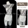 Lencería Estilo Discoteca para Bustos Pequeños, Estilo Europeo y Americano, Conjunto de Malla Transparente Hueca, Conjunto Transparente de una Pieza Desgarrable, Guanyun 7829
