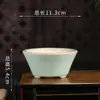 Maceta de Flor de Arena Púrpura Esmaltada Yixing al por mayor Creativa Antigua Redonda Abierta Maceta de Escritorio para Suculentas Bonsái YZ51