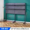 Estante de panel perforado de metal, modificado en un estante de escritorio para niña, estante de almacenamiento de pie, escritorio de computadora, estante de exhibición multicapa