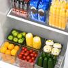 Caja de almacenamiento para puerta lateral de refrigerador, caja de conservación de frutas y verduras de grado alimenticio, artefacto de acabado de cocina, caja de subalmacenamiento de alimentos