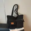 Bolsa de Lona de Pana Retro para Invierno 2026 para Mujer, Bolsa Grande de Capacidad para Viajes Diarios, Bolso de Mano Casual Versátil para Estudiantes Universitarios