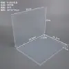 Caja de embalaje rectangular de plástico transparente, caja de exhibición de herramientas de ferretería, caja de embalaje para artículos pequeños, caja de almacenamiento de cuentas y botones