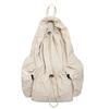 204 Novo design de nicho japonês e coreano Mori Nylon Cloth Drawstring Mochila feminina Mochila de viagem leve