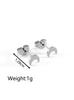 Moderna Versátil Juego de Pendientes, Mini Sencillos Pendientes de Acero Inoxidable con Chapado en Oro de 18 Quilates para Mujer, Pendientes Pequeños de Acero Inoxidable