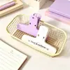 Clips de colores con cola larga para organizar exámenes, organizadores de documentos para estudiantes, papelería multifuncional para uso en oficina y hogar