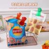 Clip magnético de plástico para cocina, clip para refrigerador, tira de mensajes, pegatinas magnéticas, pegatinas magnéticas para fotos, un juego de clip de sellado para el hogar