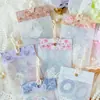 Pacote de Materiais Momo Série Renda Tule INS Renda Vazada Material para Decoração de Diário DIY Conjunto 33 Folhas