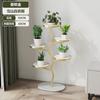 Estante para flores de interior para el hogar de alta gama, balcón, estante de almacenamiento multicapa, popular en Internet, sencillo, de pie, para plantas, creativo, de hierro.