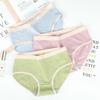 [Personalización del Fabricante] 40 Piezas Ropa Interior para Mujer Algodón Puro Talla Grande Ropa Interior para Mujer Jacquard a Cuadros Calzones de Niña