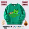 Ropa de bloques de construcción digitales Numberblocks Suéter de manga larga para niño con forro polar camiseta infantil de dibujos animados moderna otoño e invierno