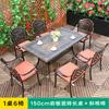Mesas y Sillas de Aluminio Fundido para Exteriores, Mesas de Azulejo Cerámico para Villas, Jardines, Patios, Calles Comerciales, Zonas Turísticas, Hoteles, Casas de Huéspedes, Resorts y Entornos de Proyectos