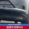 Adecuado para Wenjie M8 Tira Anticolisión Deportiva Envolvente Protector de Esquina del Parachoques Delantero Pala Delantera Labio Delantero Esquina Delantera Accesorios de Modificación Negros
