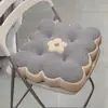 Cojín Universal para Asiento de Cuatro Estaciones, Futón, Silla de Estudiante, Cojín Suave, Cojín para Glúteos, Cojín para Glúteos Descompresivo Sedentario con Forma de Galleta, Cojín para Asiento