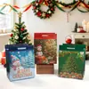 Bolsas Tote com Tema de Atmosfera Natalina, Sacos Personalizados para Embalagem de Sobremesas, Bolsas Tote para Presente de Lanches Festivos, Podem ser Impressas com Logo