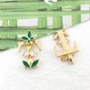 Accesorios de joyería DIY, colgante pequeño de aleación con gotas de aceite, accesorios para colgantes de pulsera, floricultura, letras en inglés, lista 1