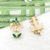 Acessórios para Joias DIY, Pingentes Pequenos de Liga Esmaltada, Acessórios de Pingente para Pulseira, Tags Florais com Letras Inglesas, 1 Peça