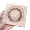 Pulsera de Ágata Gris Natural Grado A Pulsera de Ágata de Color Primario para Hombres y Mujeres Pulsera de Diseño para Parejas Plana para Jade Hetian