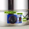 Calefacción Eléctrica Acero Inoxidable 304 Doble Capa Cubo Comercial para Hervir Agua Comedor Restaurante Cubo para Hervir Agua Gran Capacidad Aislado Cubo Eléctrico para Sopa
