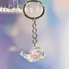 Lindo Hecho a Mano DIY Cangrejo Tortuga Delfín Bolsa Colgante de Joyería Unisex Moda Llavero Personalizado