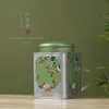 Nueva Lata Cuadrada de Hojalata para Té Té Negro Té Verde Té Aromático Dahongpao Lata Vacía Sellada para Té en Stock